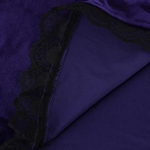 Vista 8 de Vestido gótico de Lolita punk para mujer, de terciopelo, manga larga, estilo grunge, vintage, drapeado, entallado, cóctel, club, fiesta, punk