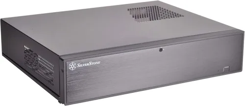 Vista 2 de Silverstone Tecnología Milo ML04 Tipo-C Puerta delantera de aluminio/cuerpo de acero Micro ATX Media Center/HTPC Caso, SST-ML04B-C