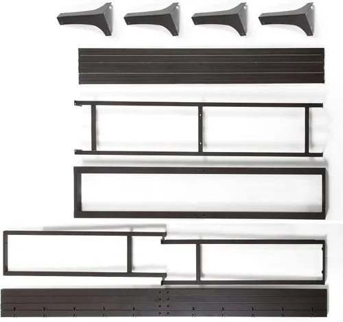 Vista 8 de Somier de cama individual Mellow 9 pulgadas, con base de colchón de láminas de acero resistente Negro
