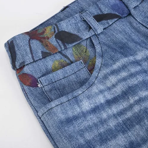 Vista 5 de Pantalones de correr para mujer, pantalones de yoga atléticos, pantalones acampanados con corte de bota, leggings hippie, con bolsillos, sin jeans