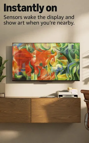 Vista 3 de Amazon Ember 2-Series de 32" con Fire TV (modelo más reciente): televisión HD inteligente con Control remoto Alexa, streaming rápido, Dolby Audio