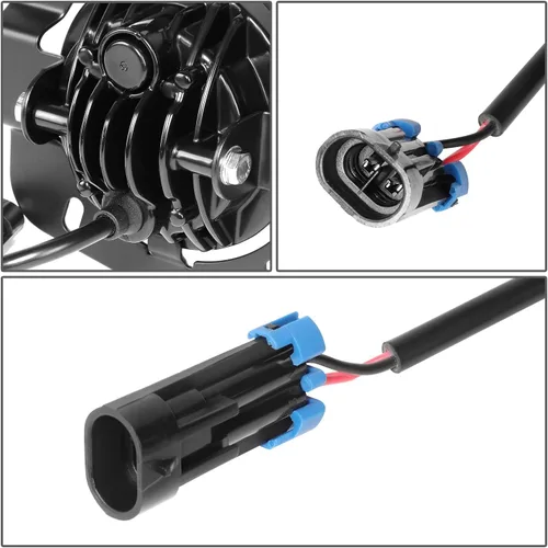 Vista 5 de DNA MOTORING FL-HAY-015-BK - Par de faros antiniebla de proyector LED completo compatibles con Kenworth T680 2011-2022, lente transparente negra