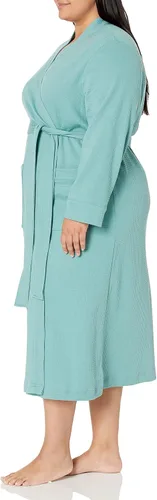 Vista 7 de Tienda Essentials Bata ligera de punto gofre de longitud completa para mujer (disponible en tallas extragrandes)