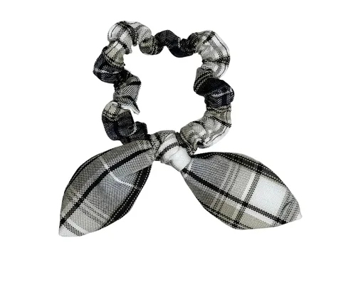 Vista 11 de Back to School/Uniform Plaid Scrunchie bunny ear Bowknot/School Uniform Plaid/Ponytail Bow Scrunchie/Plaid Accessories (Plaid 42-Bernards)