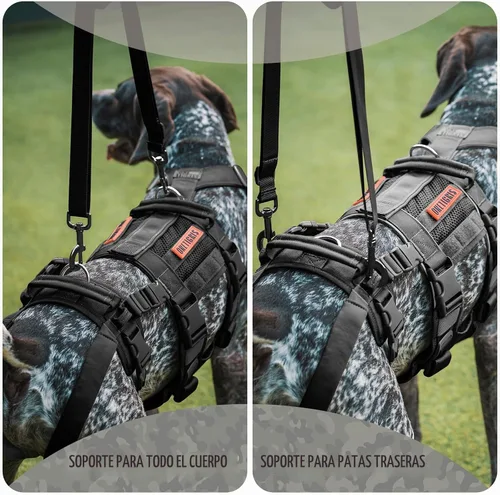 Vista 3 de OneTigris Arnés de Elevación Transpirable para Perros de Tamaño Grande y Mediano, Eslinga para Perros Grandes Pata Trasera, Soporte de Cadera