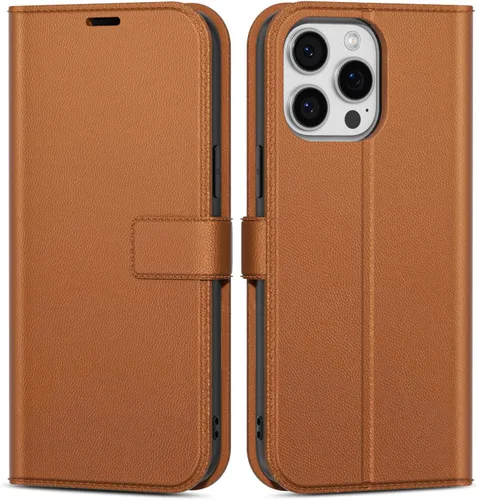 Vista 7 de oakxco Funda tipo cartera para iPhone SE 2022/2020/8/7 con soporte para tarjeta de crédito, funda magnética RFID delgada tipo libro con tapa