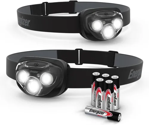 Vista 12 de Energizer Linterna frontal LED PRO (paquete de 2), linternas frontales resistentes al agua IPX4, linterna frontal de alto rendimiento