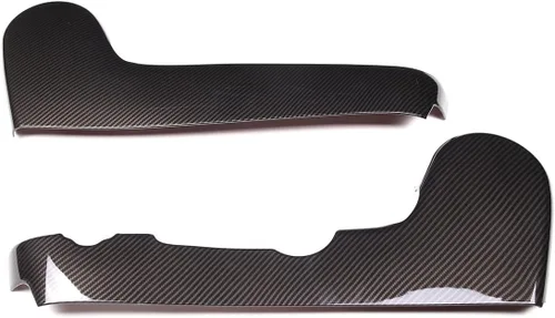 Vista 6 de Cubierta de panel de decoración lateral de asiento de automóvil para Toyota FJ Cruiser 2007-2022, accesorios de panel de ajuste de asiento de fibra