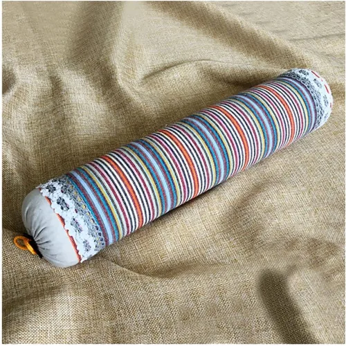 Vista 8 de Almohada de trigo sarraceno, almohada de cuello cilíndrico almohada de trigo sarraceno con funda de almohada de algodón lavable Almohada cervical