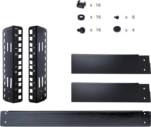 Vista 5 de StarTech RK4OD RK4OD - Rack de escritorio de 2 postes y 4U