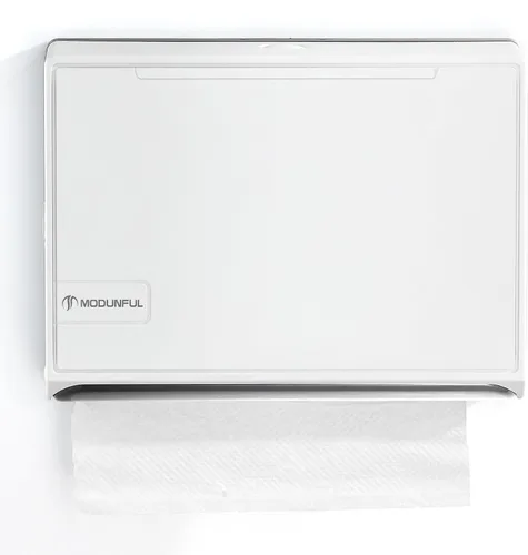 Vista 15 de Dispensador de toallas de papel para montaje en pared, dispensador de toallas de papel multipliegue adhesivo sin taladrar para baños de caravanas
