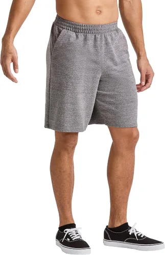 Vista 4 de Hanes Originals - Pantalones cortos deportivos de rizo francés para hombre, pantalones cortos atléticos sin cierre, 9 pulgadas