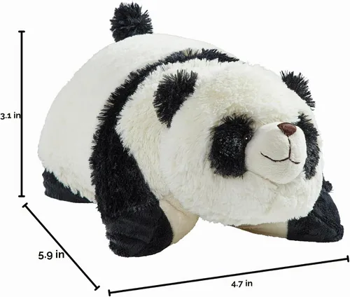 Vista 7 de Pillow Pets Originals Comfy Panda, juguete de peluche de 18 pulgadas