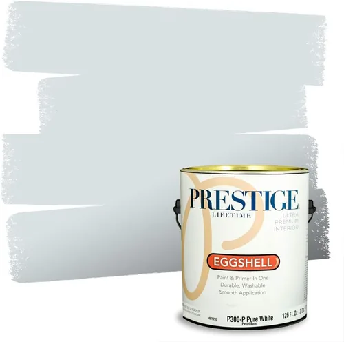 Vista 124 de Pintura 2 en 1, para primera mano y para exterior, de Prestige Paints, E100-P-871BM