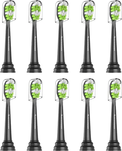 Vista 12 de Aoremon - Cabezales de repuesto para cepillo de dientes para Philips Sonicare DiamondClean Serie 2/3 EasyClean ProtectiveClean FlexCare Negro