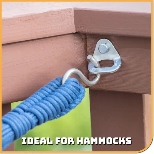 Vista 6 de Perno de pared de escalada de 26kN para perno de pared, anclaje/amarre para tornillo/perno de 3/8 pulgadas, ideal para escalada en roca y gimnasios