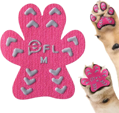 Vista 8 de Protección antideslizante para patas de perro para perros mayores, almohadillas para patas de perro con tracción, almohadillas autoadhesivas