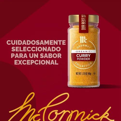 Vista 10 de McCormick Gourmet Curry en Polvo Orgánico, 1.75 Oz