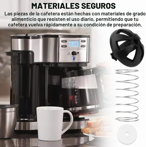 Vista 7 de Cesta de preparación de café Kits de tapones con resorte inferior
