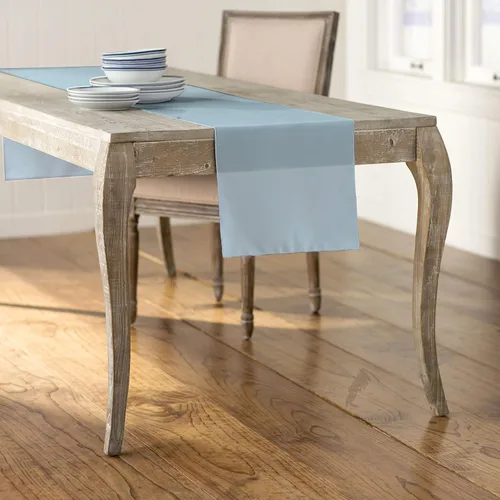Vista 20 de LA Linen™ mantel de popelina de poliéster de 14 por 108 pulgadas Blanco P