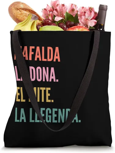 Vista 4 de Divertido diseño de nombre catalán - Bolso tote Mafalda