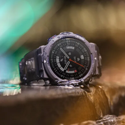 Vista 2 de Amazfit Active Edge - Reloj inteligente de 46 mm, resistente para deporte y fitness, GPS, entrenador de salud AI para exteriores, entrenamientos