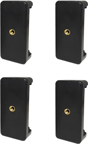 Vista 7 de PRAQECZ Adaptador universal de montaje en trípode para teléfono celular, cabezal de conector de clip para teléfono utilizado para monopod selfie