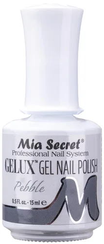 Vista 11 de Mia Secret Gelux Esmalte de Uñas en Gel Removible con Remojo - Negro - Curado con Lámpara de Uñas - Esmalte de Uñas en Gel de Larga Duración