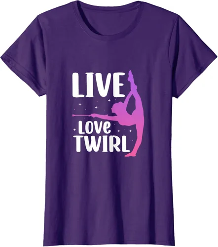Vista 8 de Camiseta Twirl Baton Twirling Twirler Majorettes, Negro