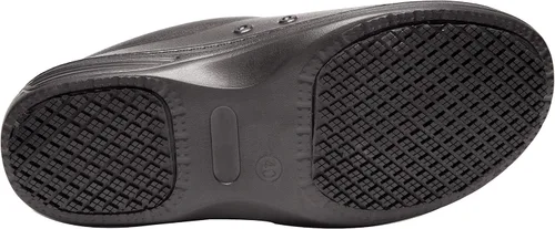 Vista 4 de Zapatos de chef de enfermería resistentes al aceite para hombres y mujeres, zapatos de trabajo antideslizantes de seguridad para cocina y jardín