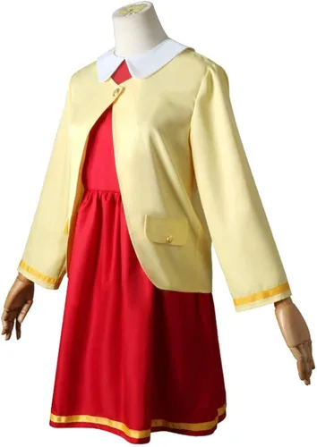 Vista 3 de Disfraz de anime para cosplay de Halloween vestido de uniforme