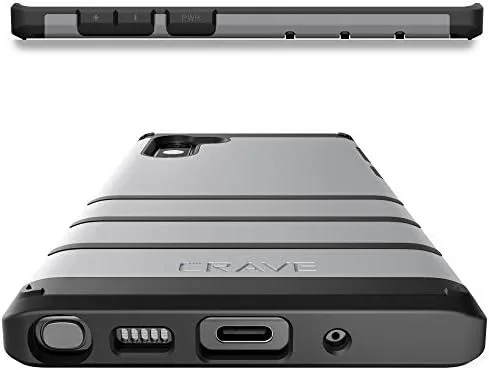 Vista 7 de Crave Funda para Note 10, funda de protección fuerte para Samsung Galaxy Note 10 - Pizarra