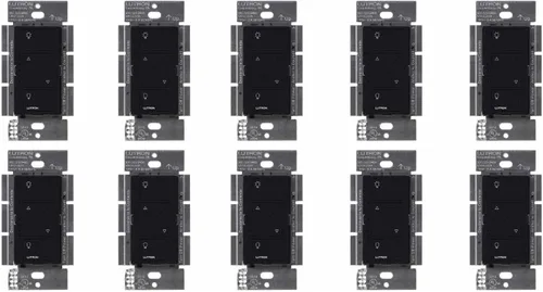 Vista 26 de Lutron Caseta - Interruptor de atenuación inteligente original (requiere Lutron Smart Hub), para luces LED, 150 vatios, un solo polo/3 vías, no Negro