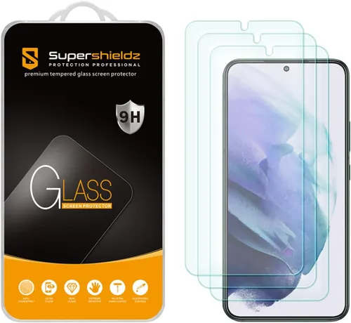 Vista 13 de Supershieldz - Protector de pantalla de vidrio templado diseñado para Samsung Galaxy S21 5G, antiarañazos, sin burbujas