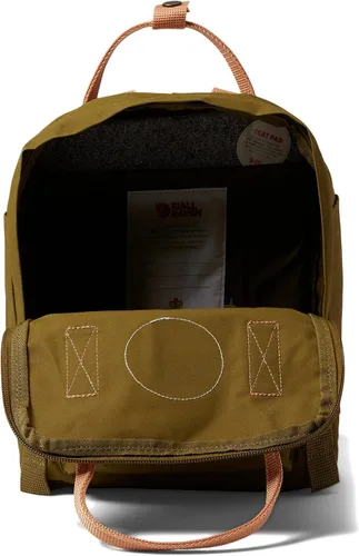 Vista 3 de Fjallraven Kanken - Mini mochila para mujer, Verde follajearena de melocotón, Moderno o clásico