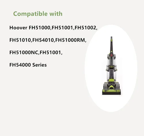 Vista 2 de Parte 440005536, correas de repuesto para aspiradora Hoover Dual Power Max, se adapta a los modelos FH51000, FH51001, FH51002, FH51010, FH54010