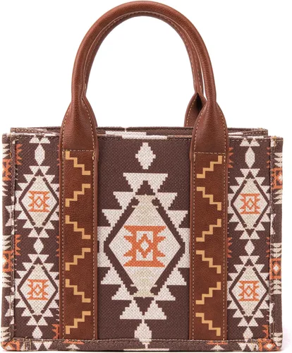 Vista 5 de Wrangler - Cartera para tarjetas de crédito para mujer, estilo bohemio, azteca, con bolsillo con cremallera