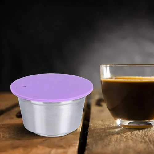 Vista 8 de Fdit Taza de cápsula de café recargable reutilizable de acero inoxidable apta para cafetera Dolce Gusto compatible con Nestle Dolce Gusto juego