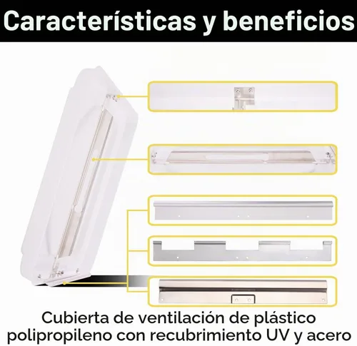 Vista 3 de Expert - Repuesto de tapa de ventilación para autocaravana (paquete de 1), ajuste universal para remolques, cámpers y autocaravanas, cubiertas