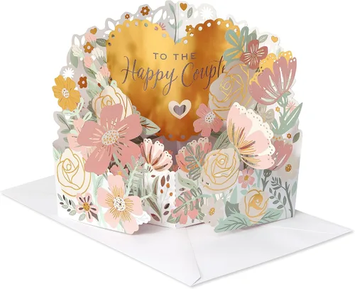 Vista 4 de American Greetings Tarjeta de boda desplegable (A Wonderful Life)