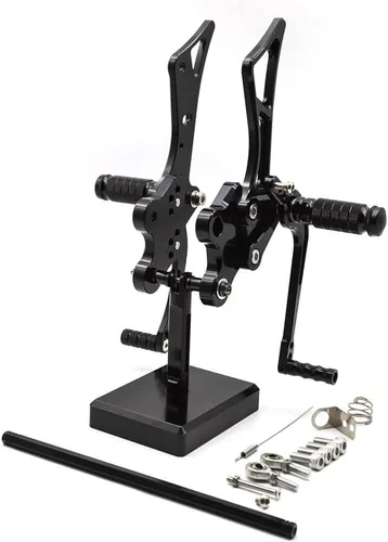 Vista 3 de Motorbike Foot Rests For FZ1 For FZ8 For FZ For 1 For FZ For 8 2001-2005 Motorcycle Rearset Footrest Footpeg Footrest Pedals(Black)