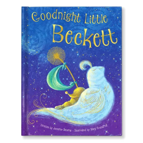 Vista 10 de Goodnight Little Me Foil Edition Libro y caja de lámina de recuerdo – Libro personalizado para niños 9" x 11" I See Me!