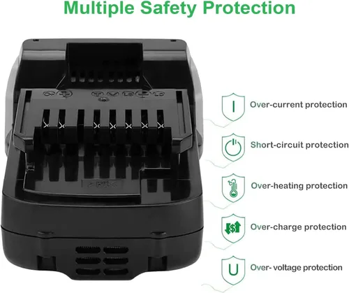 Vista 4 de 3.0Ah 18V Batería para Hitachi BSL1815X BSL1815S BSL1830 BSL1830C 330139 330557 339782 Batería de Reemplazo Estilo Deslizante