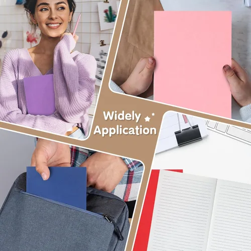 Vista 7 de miikoul Paquete de 24 cuadernos de diario A5 en blanco al por mayor, cubierta suave colorida papel sin líneas para niños estudiantes viajeros