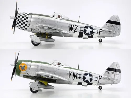 Vista 9 de Tamiya 61090 1/48 P-47D Thunderbolt Bubbletop Plastic Model Airplane Kit