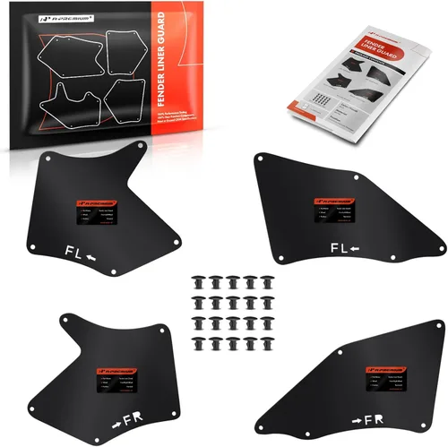 Vista 9 de A-Premium Protectores de salpicadero Compatibles con Toyota 4Runner 2003-2009 FJ Cruiser 2007-2014 Land Cruiser Prado 2003-2019 Juego de 4