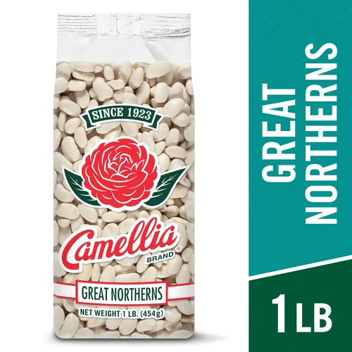 Vista 3 de Marca Camellia. - Frijol alubia, 1 libra (paquete de 2).