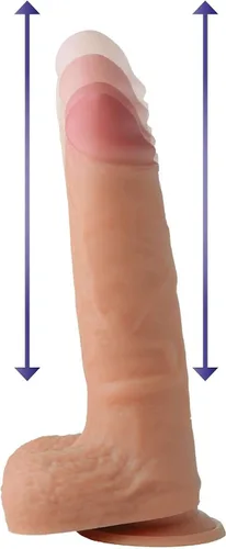 Vista 4 de Consolador de empuje 7X con carne de control remoto