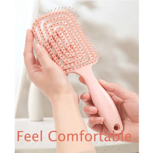 Vista 8 de El cepillo desenredante, cepillo desenredante para cabello seco y húmedo para todo tipo de cabello, ideal para hombres, mujeres, niños y niñas