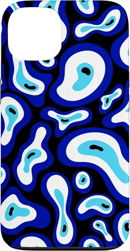 Vista 7 de Malvado de ojo turco Groovy Swirl patrón Good Vibes teléfono caso para iPhone 17